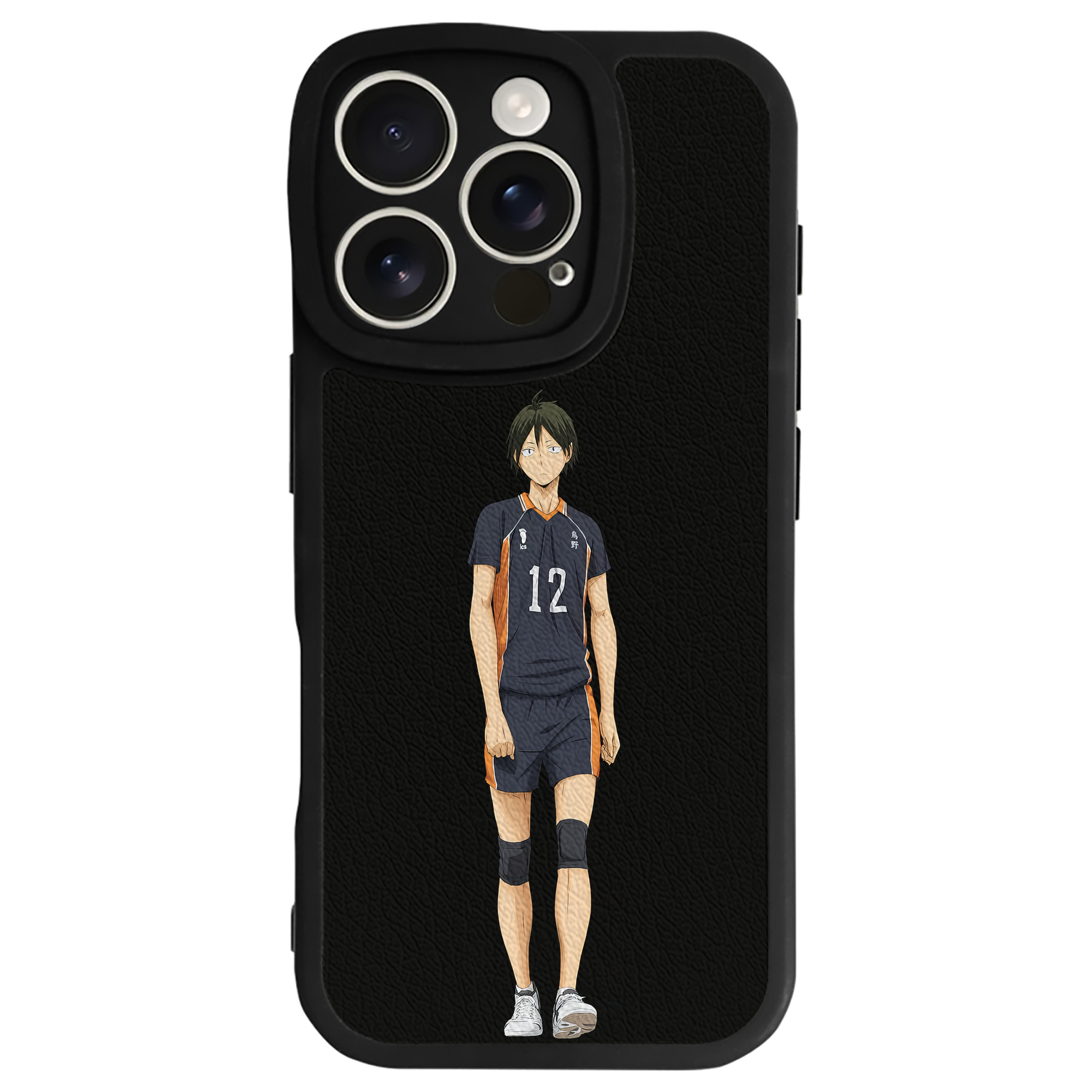 （画像用） ハイキュー!! Haikyu!! 【iPhone 16シリーズ対応】シリコンスマホケース（レザー調） 材質：シリコン